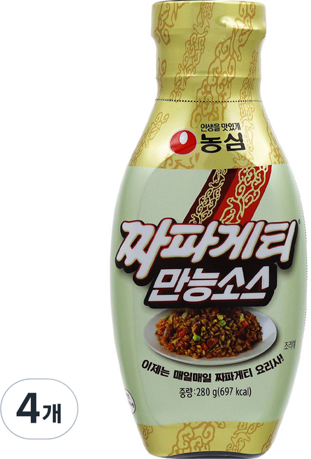 짜파게티 만능소스, 280g, 4개