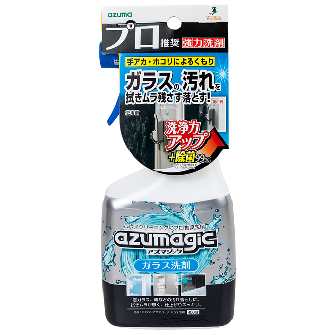 Azuma AZUMAGIC魔術玻璃清潔劑, 1個, 400ml
