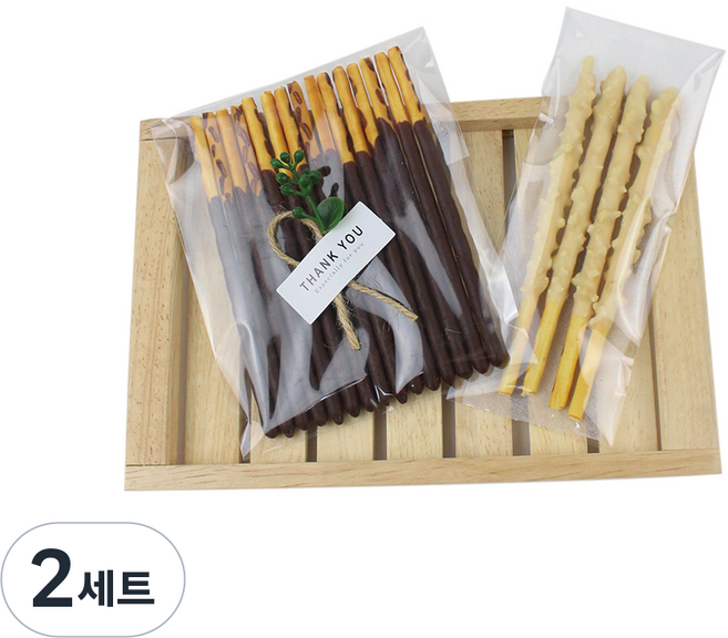 아이엔피 접착식 OPP 무지 봉투, 200개, 2세트