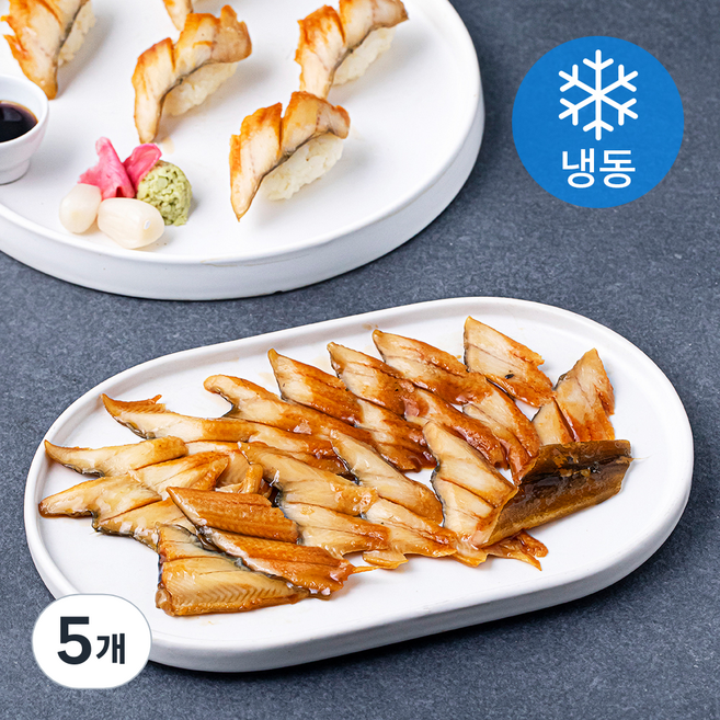 바이킹마켓 초밥용 구운 양념 장어 (냉동), 120g, 5개
