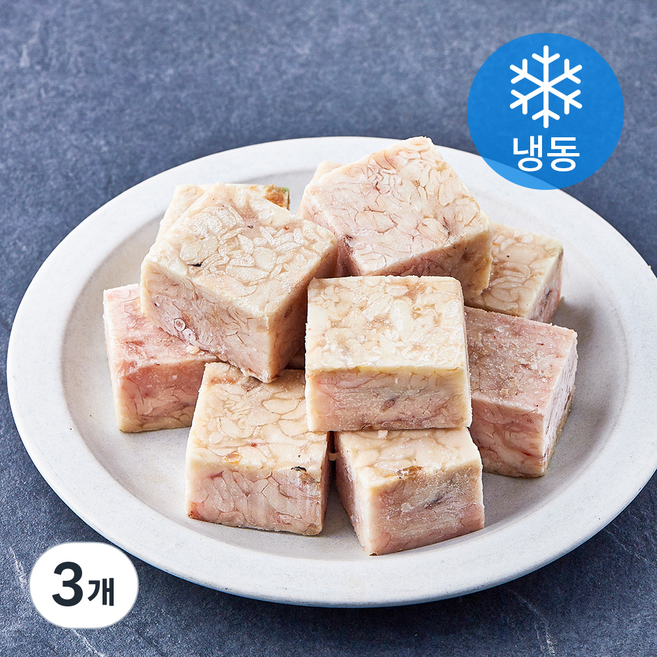 고등어청년 동태곤 큐브 형태 (냉동), 3개, 1kg