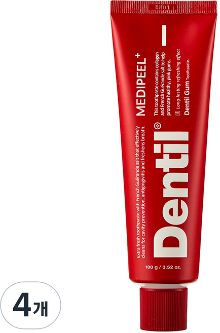 메디필 덴틸 잇몸치약, 100g, 4개