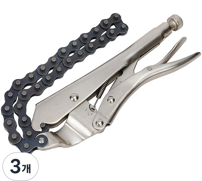 워크프로 체인 클램프 잠금 플라이어 480mm WP231062, 3개