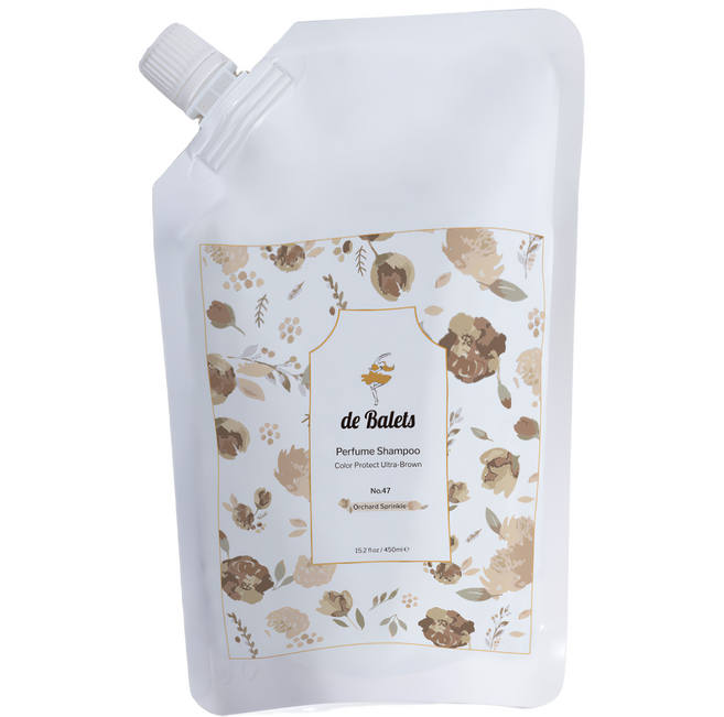 de Balets 小巴黎 SPA級香水護色賦活洗髮精補充包 清新晨香, 1個, 450ml