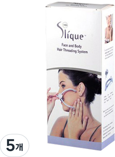 얼굴솜털제거기 솜털제모 피부미용 관리, 5개