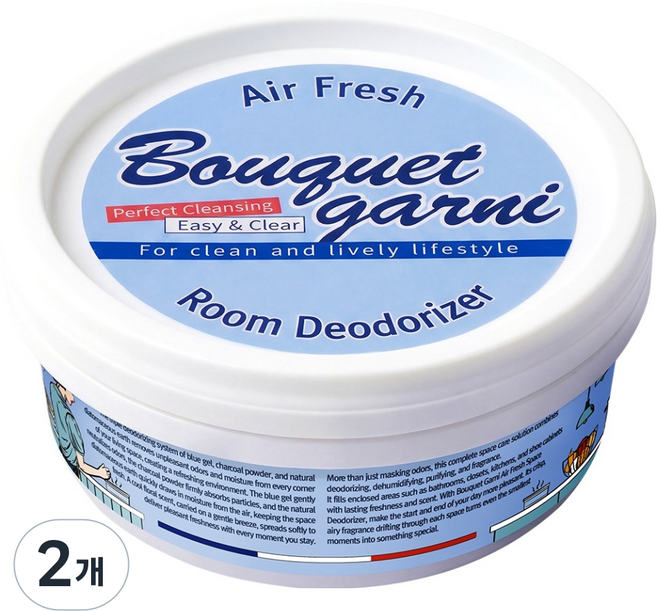 부케가르니 에어 프레쉬 공간 탈취제, 500g, 2개