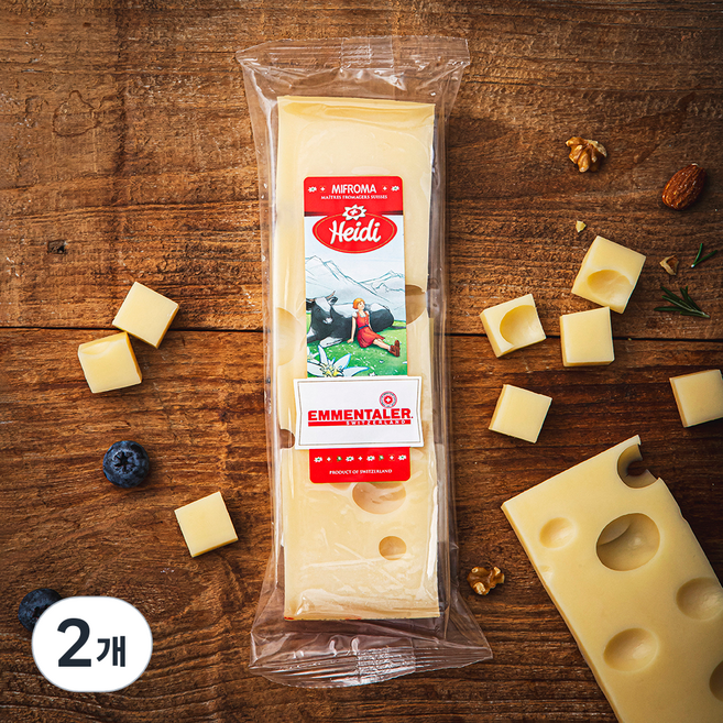 미프로마 에멘탈러 치즈, 170g, 1개입, 2개
