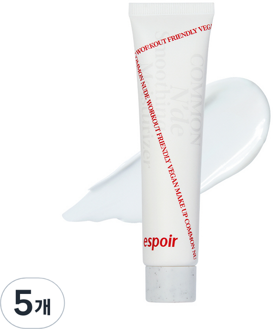에스쁘아 커먼누드 스무딩 모이스처라이저 메이크업 베이스, 5개, 40ml