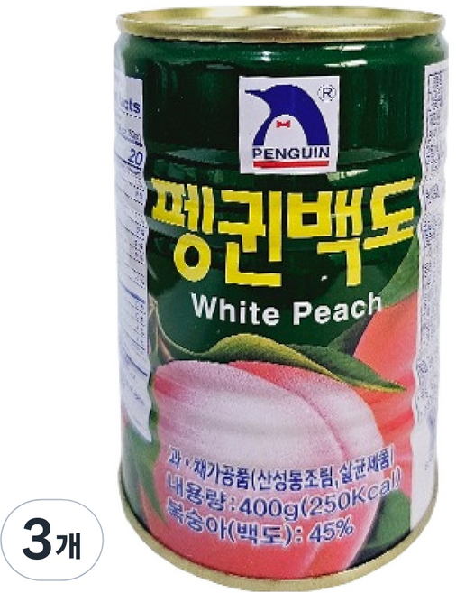 펭귄 펭귄백도, 400g, 3개