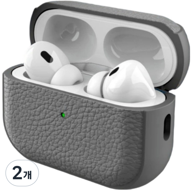MOAV 防撞 AirPods 保護殼, 灰色, AirPods 4, 2個