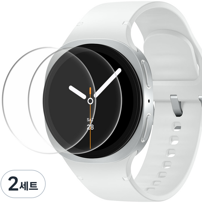 아라리 9H 고강도 풀커버 강화유리 액정보호필름 2p 세트, 클리어, 2세트