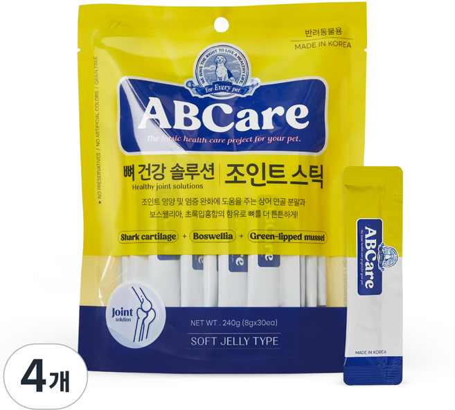 에이비씨케어 반려동물 순살스틱 간식, 240g