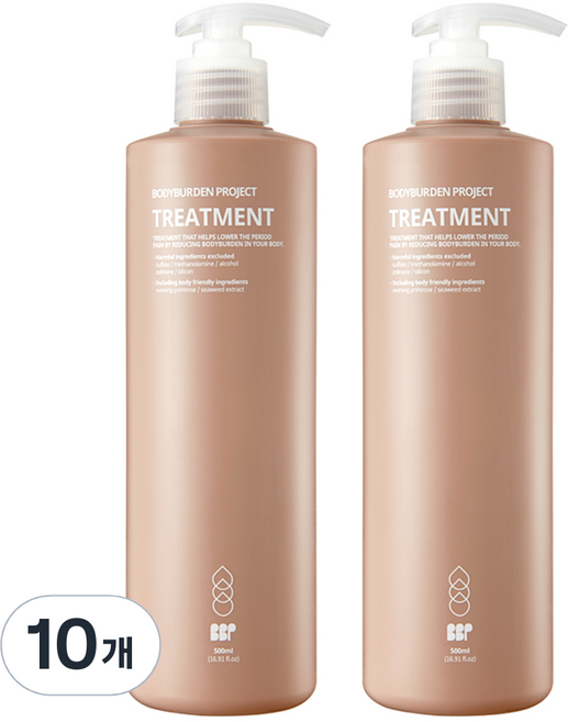 바디버든프로젝트 트리트먼트 로즈마리향, 10개, 500ml