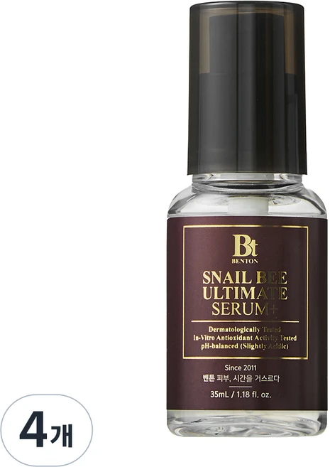 벤튼 스네일비 얼티밋 세럼 플러스, 35ml, 4개 - 쿠팡