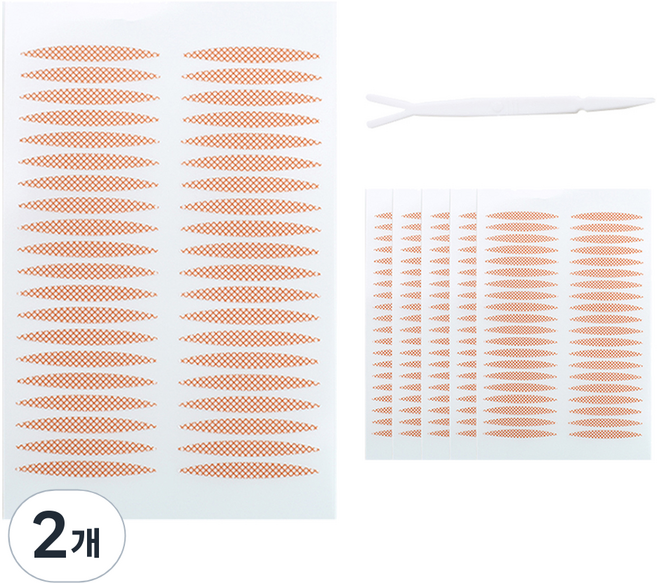 러비쉬 쌍커풀 테이프 240p, 2개, 베이직