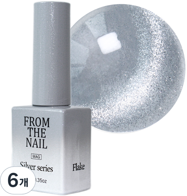 FROM THE NAIL MAGNET 彩色凝膠指甲, FG.212, 10g, 6個