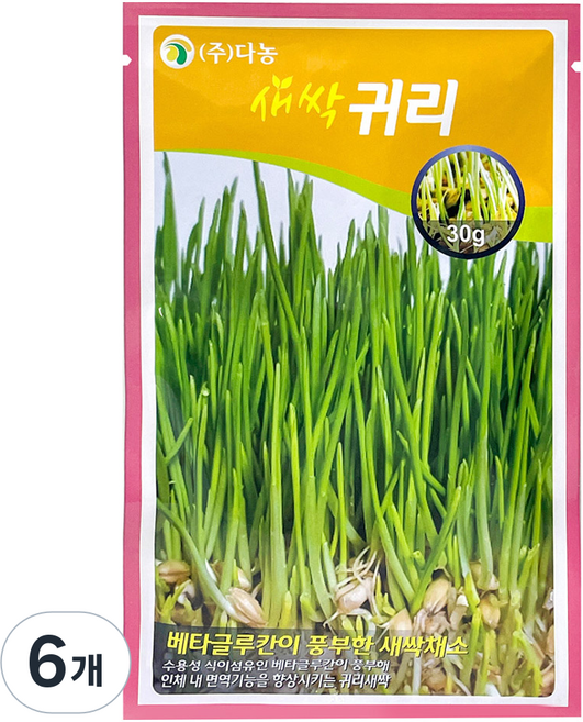 다농 새싹귀리 씨앗 30g, 6개