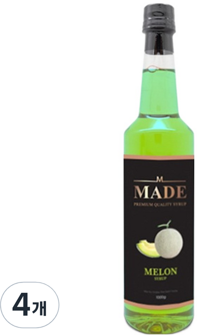 메이드 메론시럽, 1kg, 4개