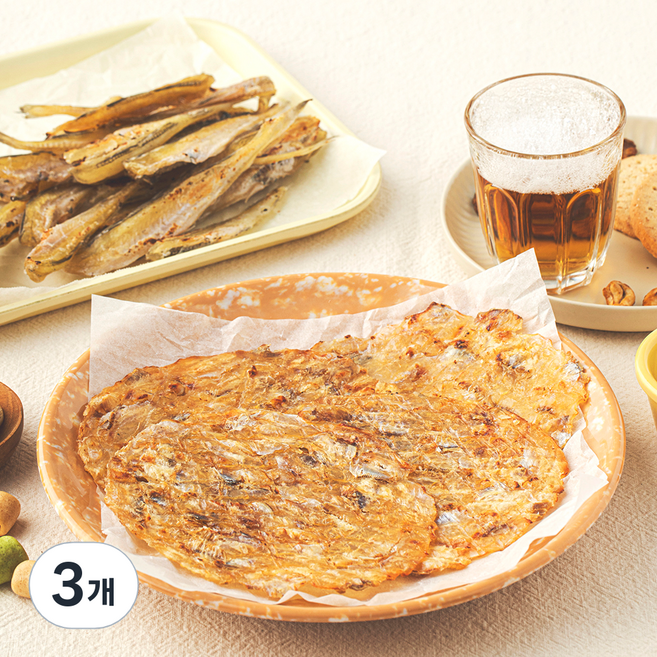 주안상점 구운쥐포, 100g, 3개