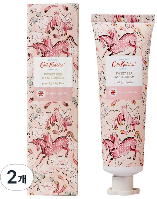 캐스키드슨 스위트피 퍼퓸 핸드크림 머스크향, 2개, 50ml