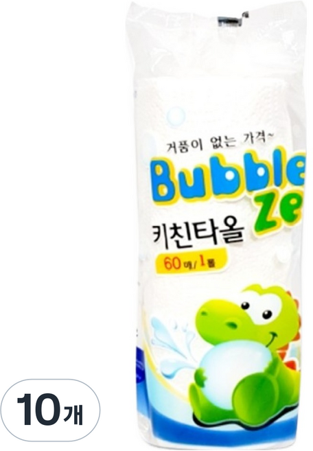 버블제로 키친타올, 60개입, 10개