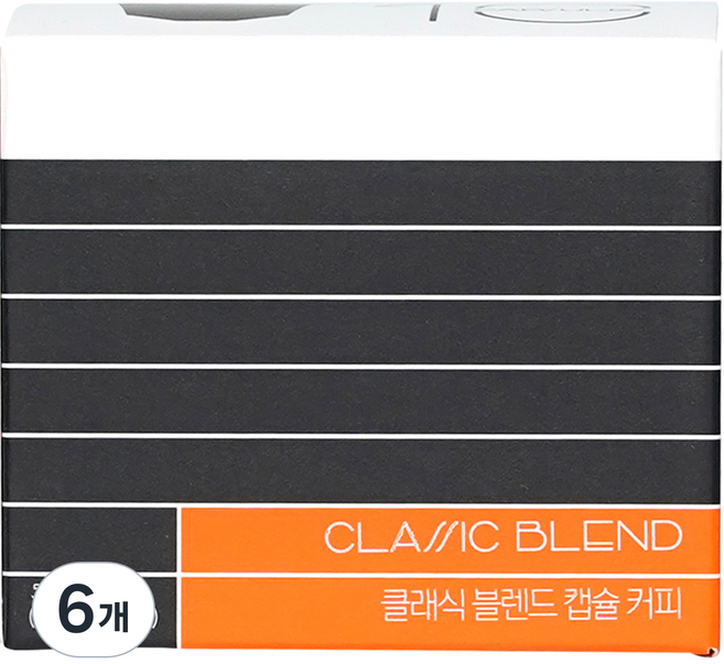 엘카페 클래식 블렌드 캡슐커피, 5.5g, 10개입, 6개