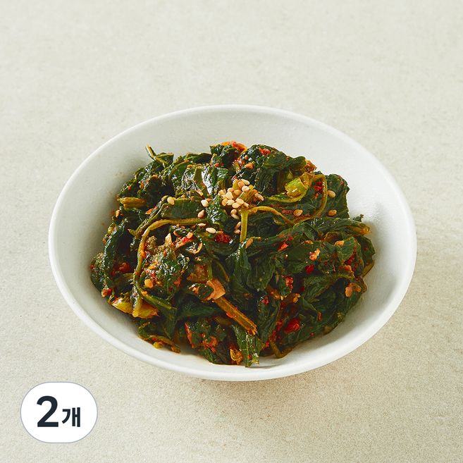 집반찬연구소 깻잎순 된장무침, 90g, 2개