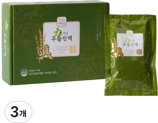 himgane 軟骨素牛膝汁 牛膝濃縮液 10包, 1L, 3個