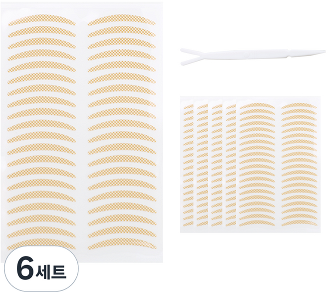 러비쉬 쌍커풀 테이프 240p, 6개, 라운드