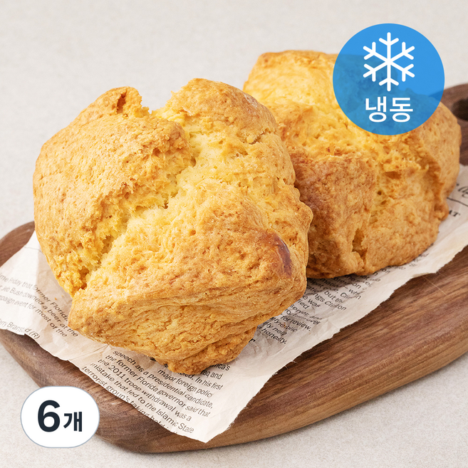 우드앤브릭 플레인 스콘 (냉동), 105g, 2개입, 6개