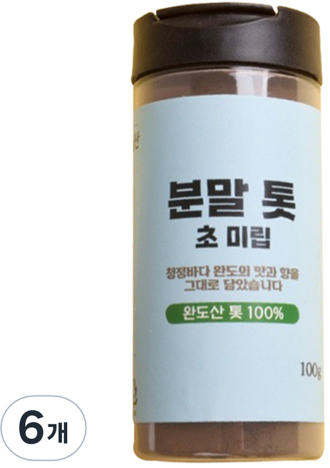 완도산 분말톳, 6개, 100g