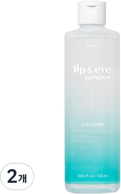 에뛰드 립 앤 아이 리무버, 320ml, 2개