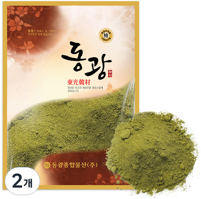 동광한방몰 국내산 솔잎분말, 500g, 2개