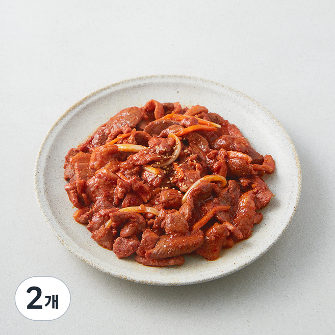 품애복 맛있는 고추장 생오리 불고기, 500g, 2개