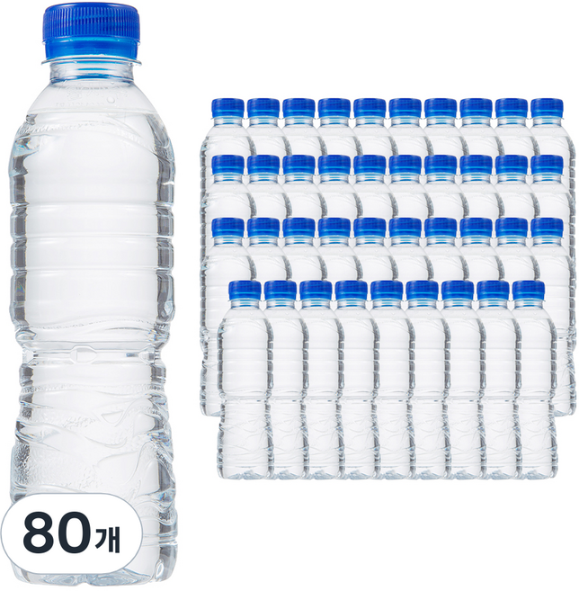 탐사수 무라벨, 330ml, 80개