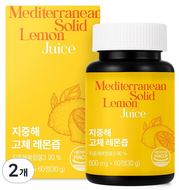 Irop-fit 地中海固體檸檬汁 30g, 2個, 60錠
