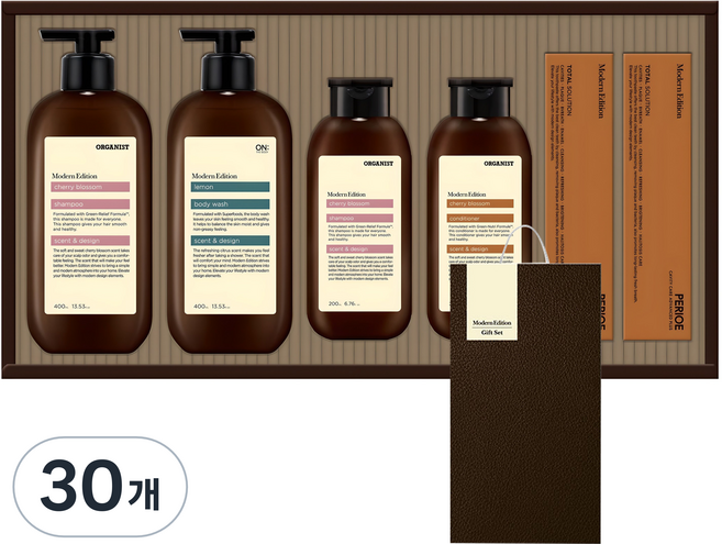 LG생활건강 생활의 감동 모던 라이프 세트 + 쇼핑백, 30개