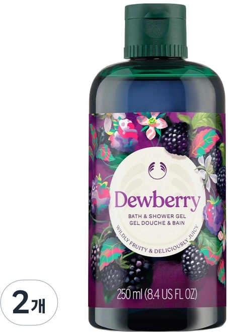 더바디샵 듀베리 샤워젤, 2개, 250ml - 쿠팡