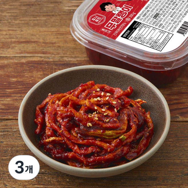 훈이네 무말랭이, 200g, 3개