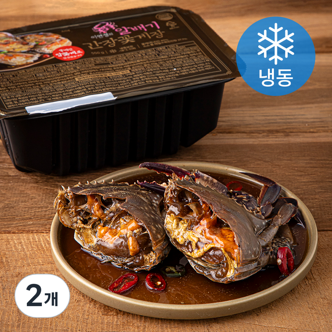일품 이연경의 간장 꽃게장 (냉동), 550g, 2개