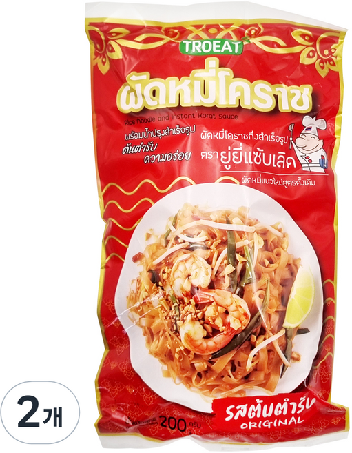 트로잇 팟타이 오리지널, 2개, 200g