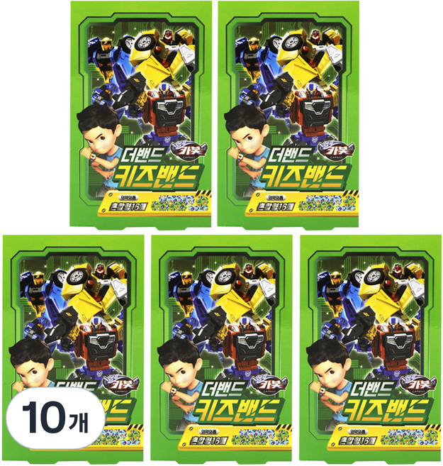 아텍스 헬로카봇 캐릭터 키즈밴드 혼합형, 16매입, 10개