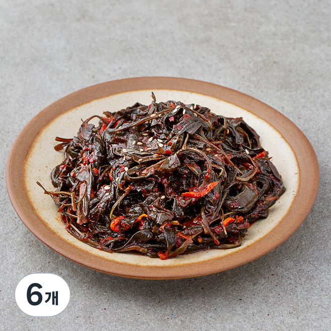 디스이즈 전통 고추잎 무침, 1kg, 6개