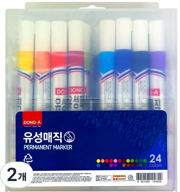 동아 유성매직, 24색, 2개