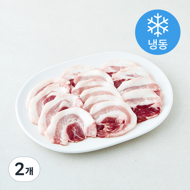 포크밸리 뽈항정살 (냉동), 2개, 400g