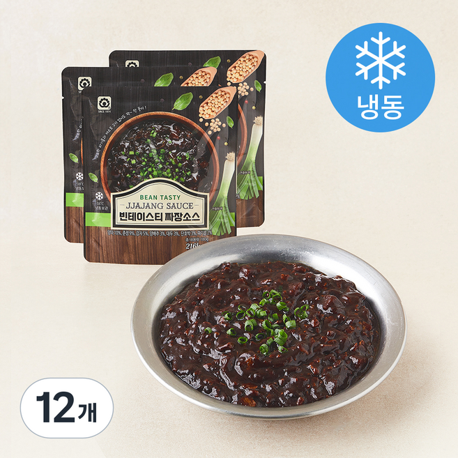 빈테이스티 짜장소스 (냉동), 180g, 12개, 1개입