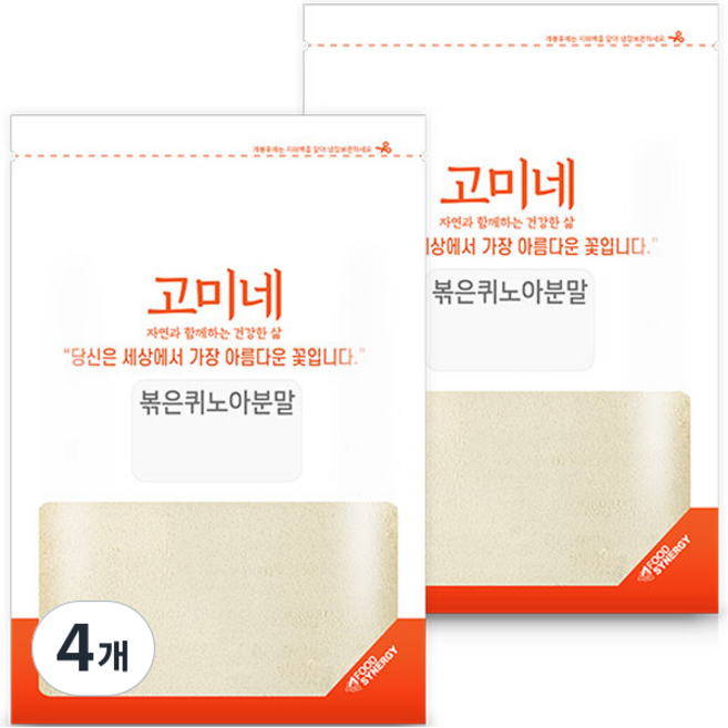 고미네 볶은 퀴노아분말, 4개, 500g