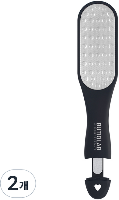 뷰티끄랩 어메이징 메탈 발각질 제거기, 2개, 1개입