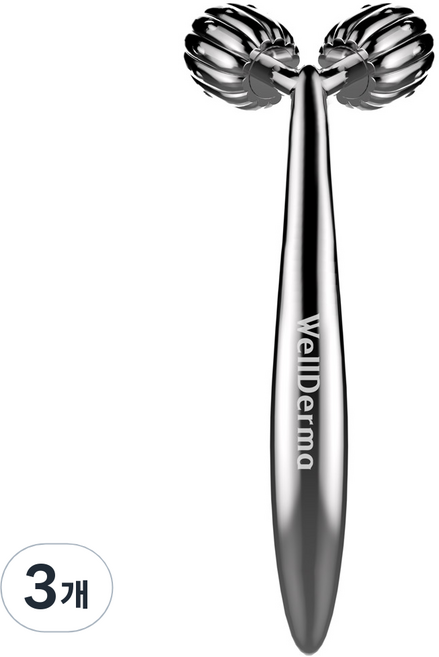 웰더마 페이스 다크 실버 롤러, 3개