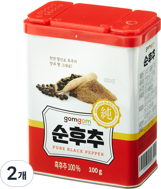 곰곰 순후추, 100g, 2개